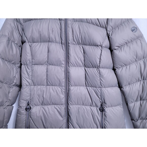 Michael Kors MK Packable Hooded Down Puffer Jacket Women's size SMALL - Picture 7 of 12